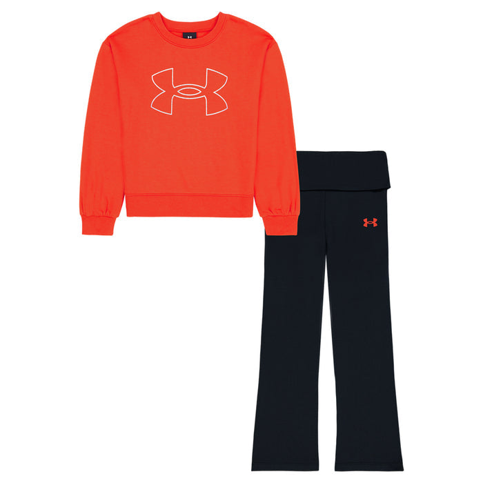 Girls' Under Armour Toddler Rival Fleece Logo 2-Piece Set - 930 RED