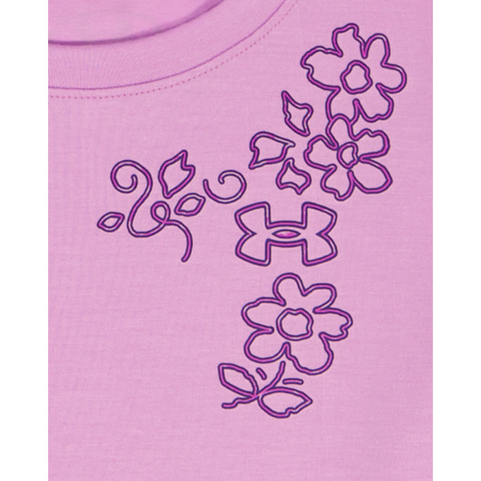 Girls' Under Armour Toddler Flower Short Set - 698 - ELEMENTAL PINK