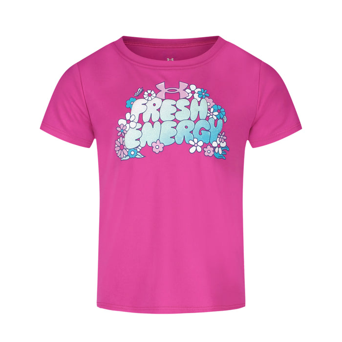 Girls' Under Armour Toddler Fresh Energy T-Shirt - 955 FUCH