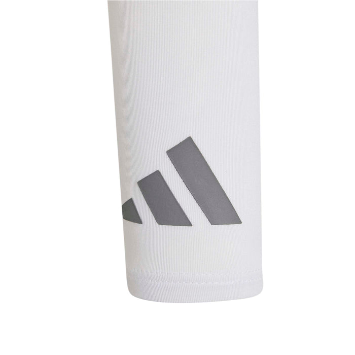 Girls' Adidas Youth Volleyball Arm Sleeves - WHITE