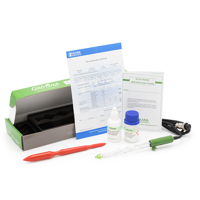 Hanna Instruments, GroLine, Direct Soil and Soilless Media pH Electrode