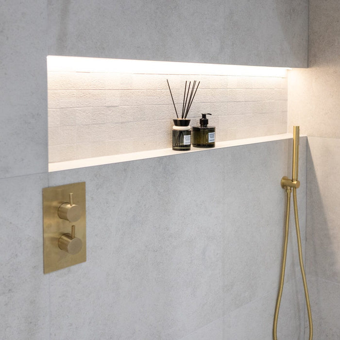 Leccese Perla Cesellata Mosaic 30x30 Tile Terratinta