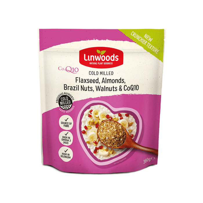 Linwoods Milled Flaxseed, Almonds, Brazil nut, Walnuts & CoQ10 360g