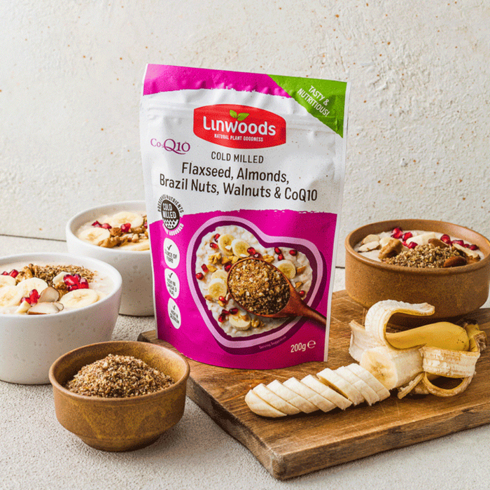 Linwoods Milled Flaxseed, Almonds, Brazil nut, Walnuts & CoQ10 360g