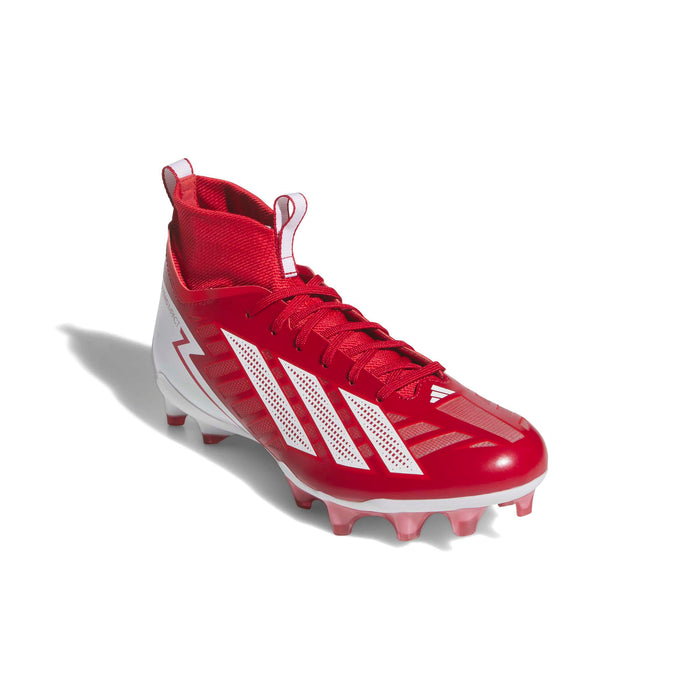 Mens' Adidas Adizero Impact II Football Cleats - RED/WHITE