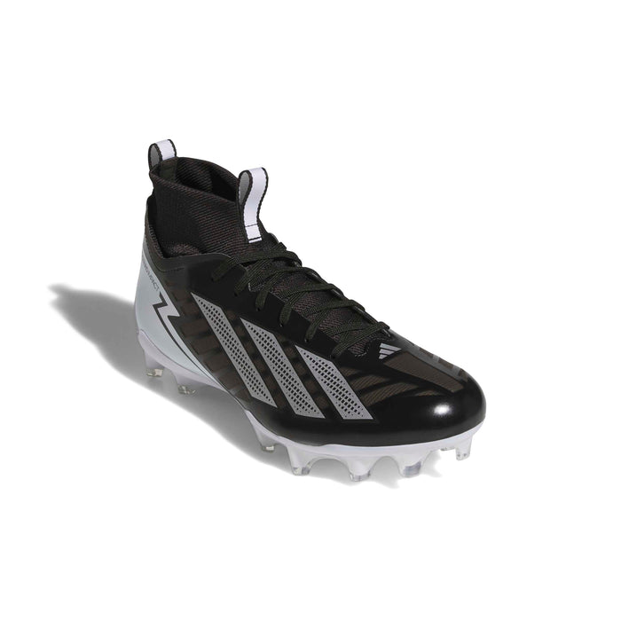 Mens' Adidas Adizero Impact II Football Cleats - BLACK/SILVER