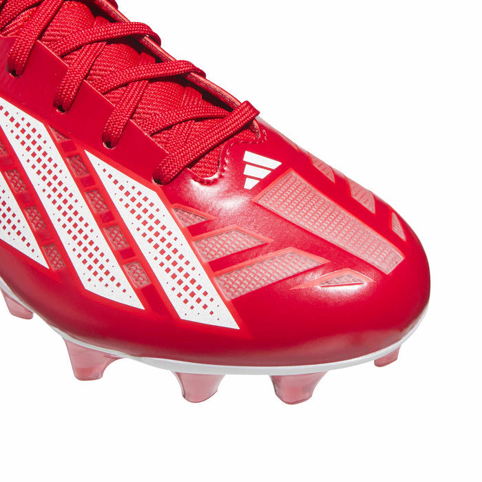 Mens' Adidas Adizero Impact II Football Cleats - RED/WHITE