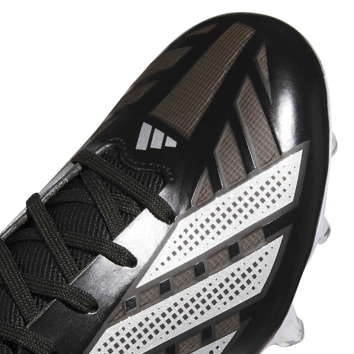 Mens' Adidas Adizero Impact II Football Cleats - BLACK/SILVER