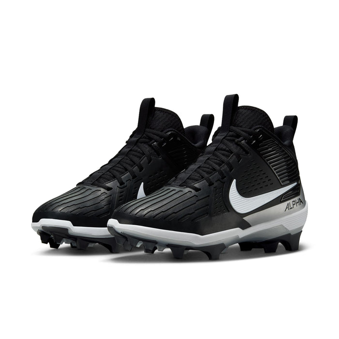 Men's Nike Alpha Menace Strong Football Cleats - 010 - BLACK