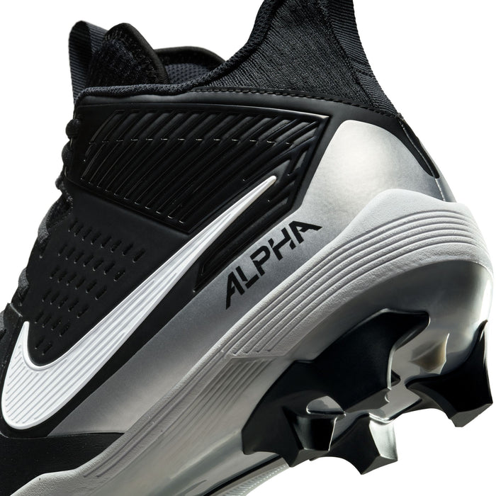 Men's Nike Alpha Menace Strong Football Cleats - 010 - BLACK