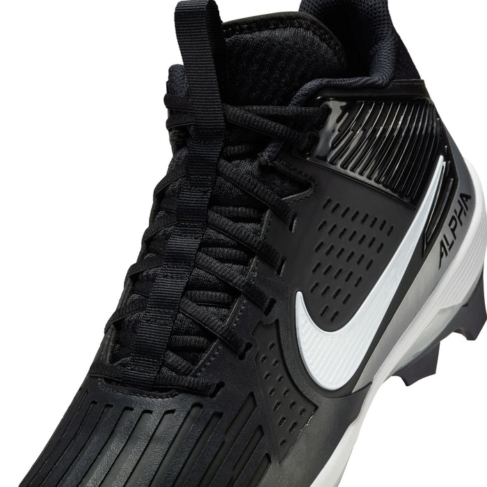 Men's Nike Alpha Menace Strong Football Cleats - 010 - BLACK