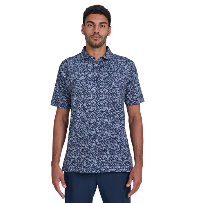 Men's Bad Birdie Ditsy Down Core Performance Polo - 597A