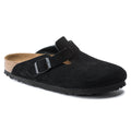 Men's Birkenstock Boston Black Suede - BLACK