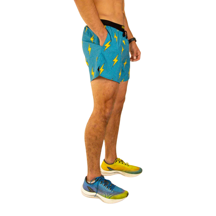 Men's ChicknLegs 5" DS Blue Bolts Shorts - BLUBOLTS