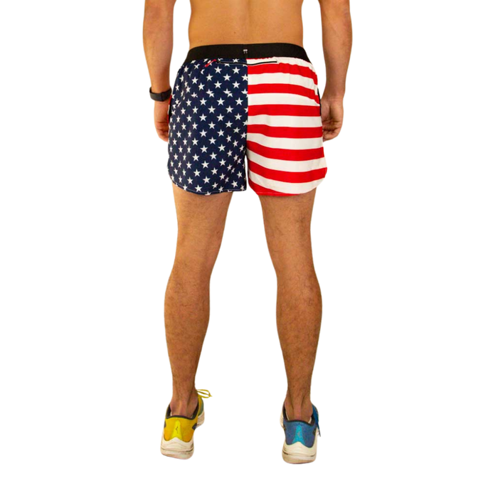 Men's ChicknLegs 5" DS USA Flag Shorts