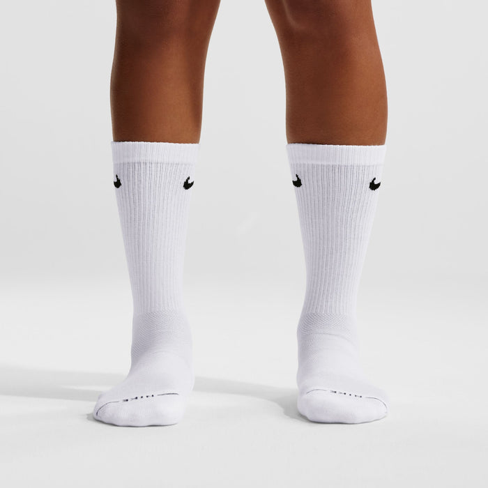 Men's Nike Elevated Everyday Crew 6-Pack Socks - 901 WHT