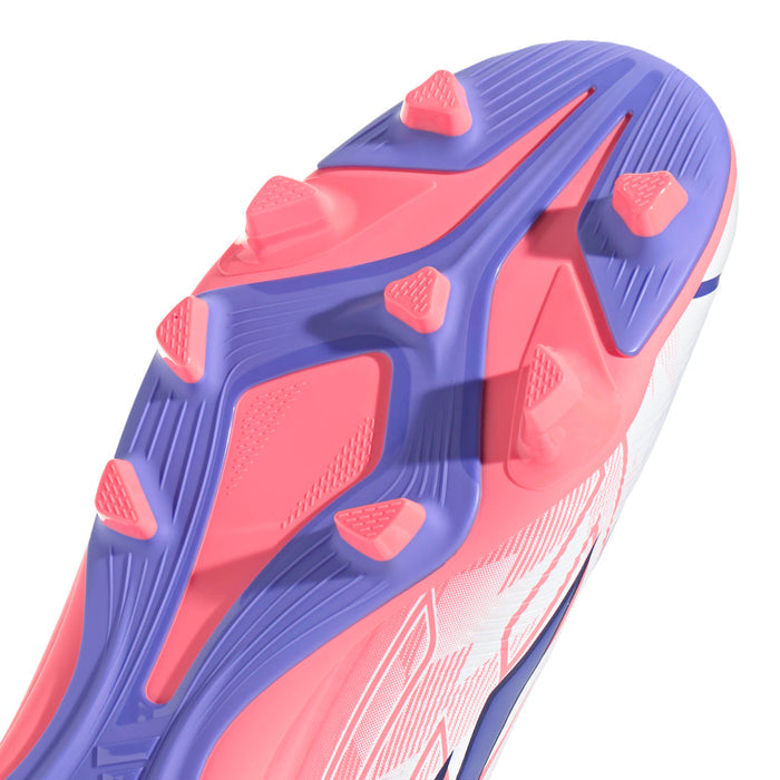 Men's Adidas F50 Hyperfast Club Soccer Cleat - WHITE/PURPLE