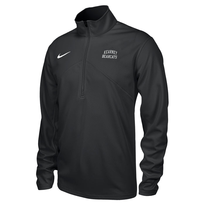 Men's Kearney High Bearcats Nike Dri-Fit 1/4 Zip - BLACK