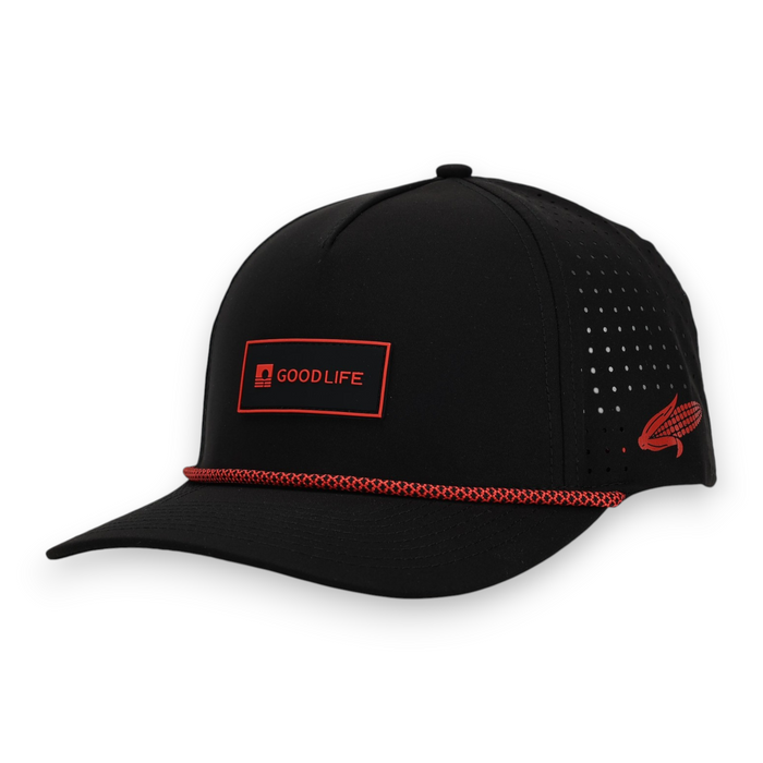 Men's Nebraska Good Life Golf Icon Hat - BLACK