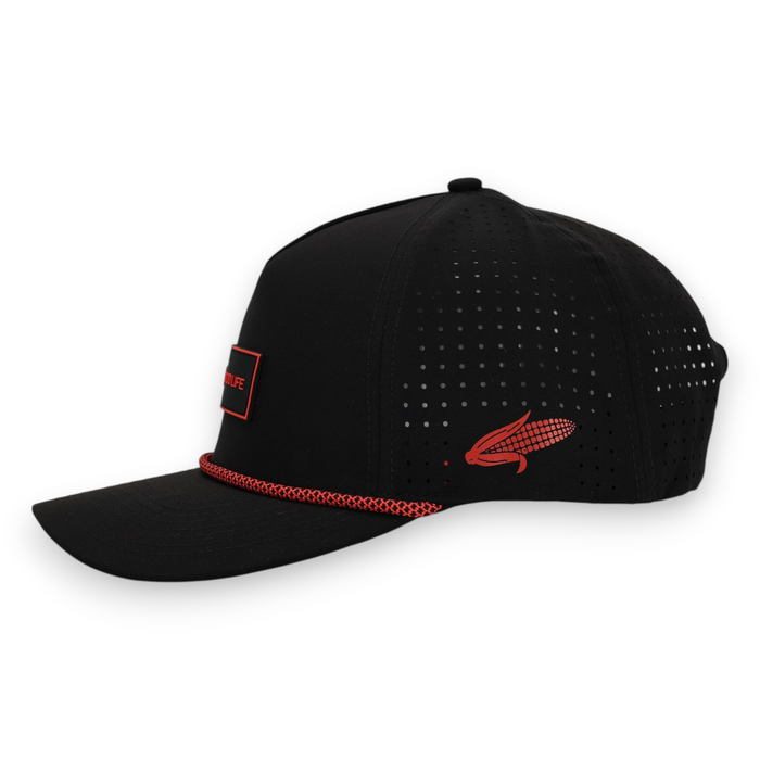 Men's Nebraska Good Life Golf Icon Hat - BLACK
