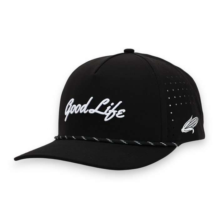 Men's Nebraska Good Life Golf Phantom Hat - BLACK