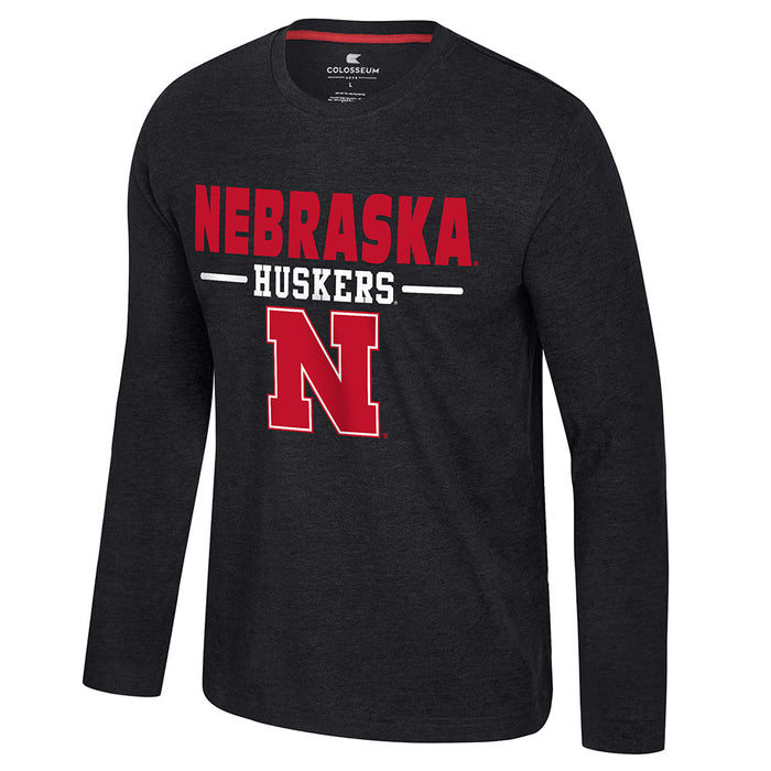 Men's Nebraska Huskers Carmen Longsleeve - BLACK