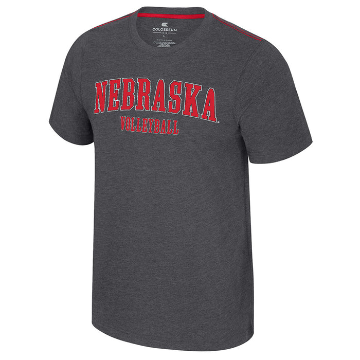 Men's Nebraska Huskers Carmy Volleyball T-Shirt - BLACK