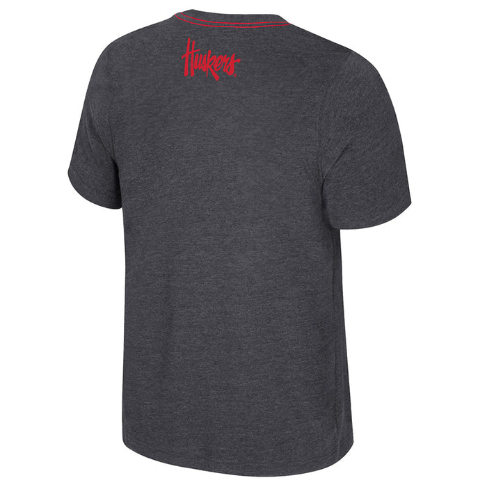Men's Nebraska Huskers Carmy Volleyball T-Shirt - BLACK