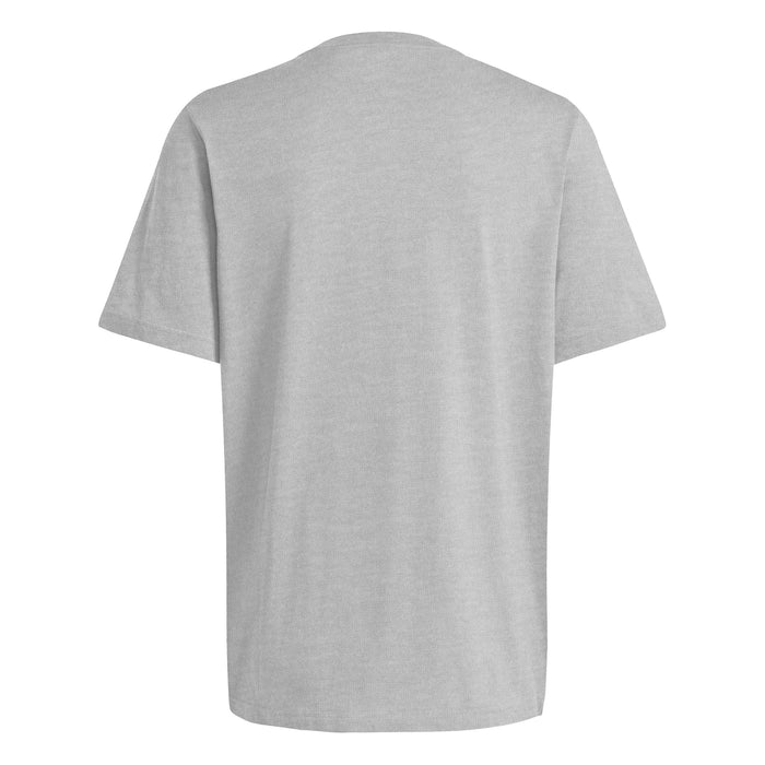 Men's Nebraska Huskers Adidas Grey Football Badge T-Shirt - GREY
