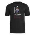 Men's Nebraska Huskers Adidas Herbie Football Ticket T-Shirt - BLACK
