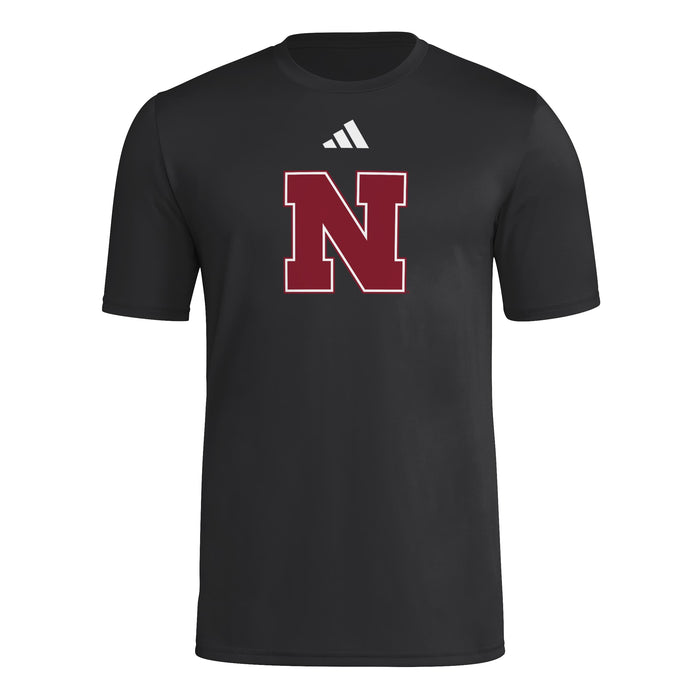 Men's Nebraska Huskers Pre-game T-Shirt - BLACK