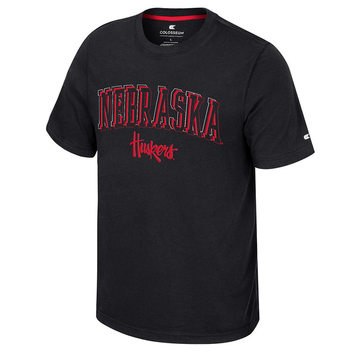 Men's Nebraska Huskers Richie T-Shirt - BLACK