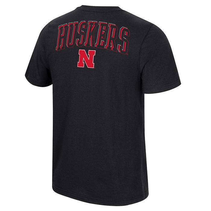 Men's Nebraska Huskers Richie T-Shirt - BLACK