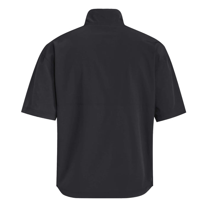 Men's Nebraska Huskers Adidas Short Sleeve 1/4 Zip - BLACK