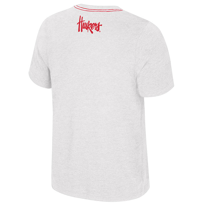 Men's Nebraska Huskers White Carmy T-Shirt - WHITE