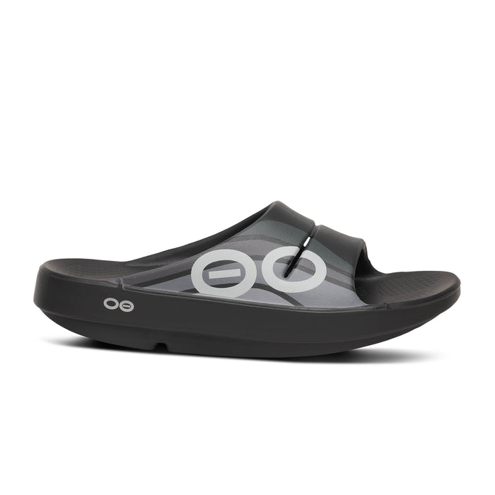Men's OOFOS Ooahh Sport Slide - BLKWAVE