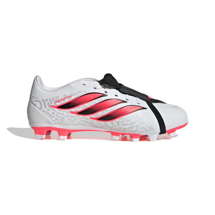 Men's Adidas Predator Club Fold-Over Tongue Soccer Cleats - WHT/SOLA