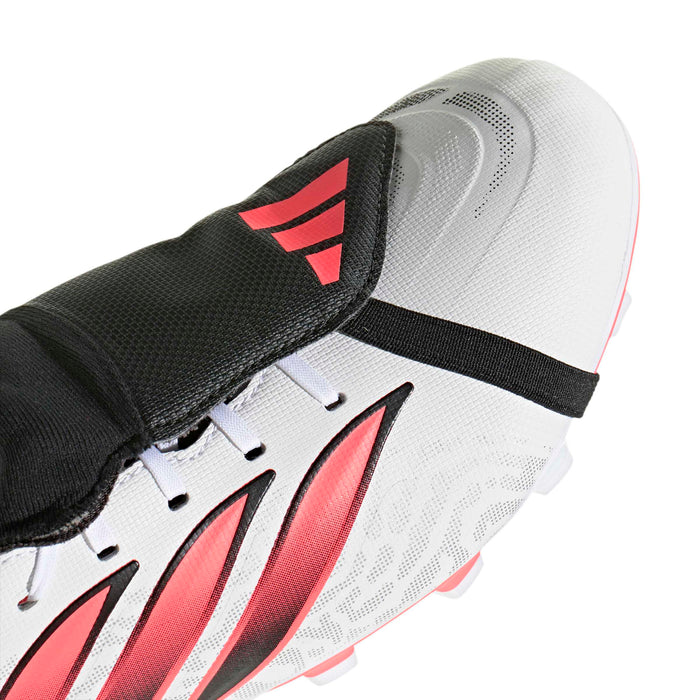 Men's Adidas Predator Club Fold-Over Tongue Soccer Cleats - WHT/SOLA