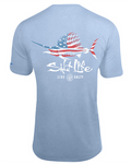 Men's Salt Life Sailfish 'n Bones T-Shirt - GBLHBLUE