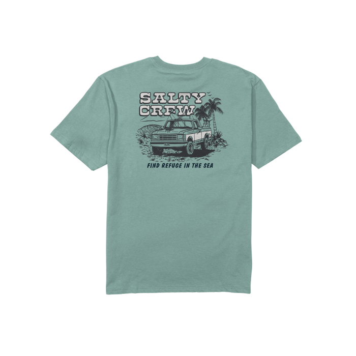 Men's Salty Crew Truck Stop T-Shirt - MACKERAL