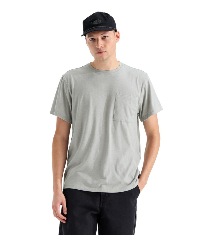 Men's The North Face Tri-Blend Pocket T-Shirt - DYX - GREY