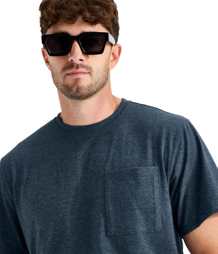 Men's The North Face Tri-Blend Pocket T-Shirt - 8P9NAVY