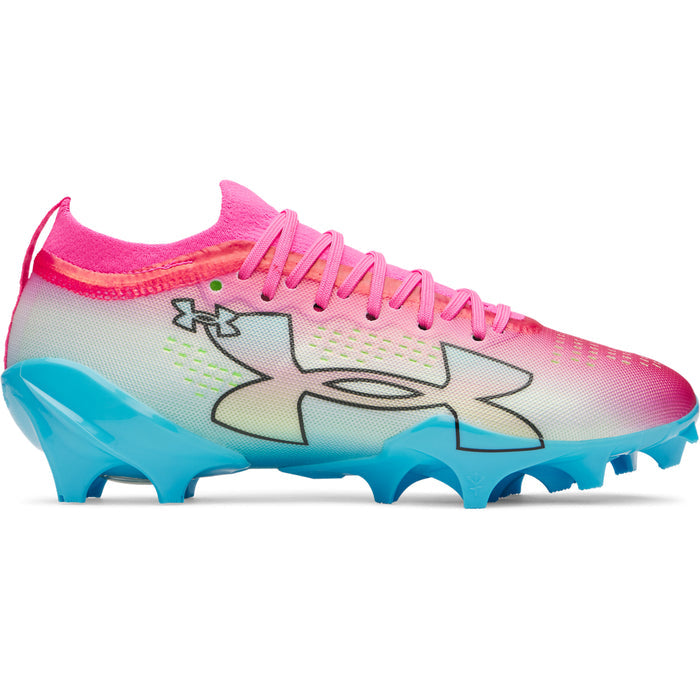 Men's Under Armour Blur Pro Football Cleats - 694PINKR