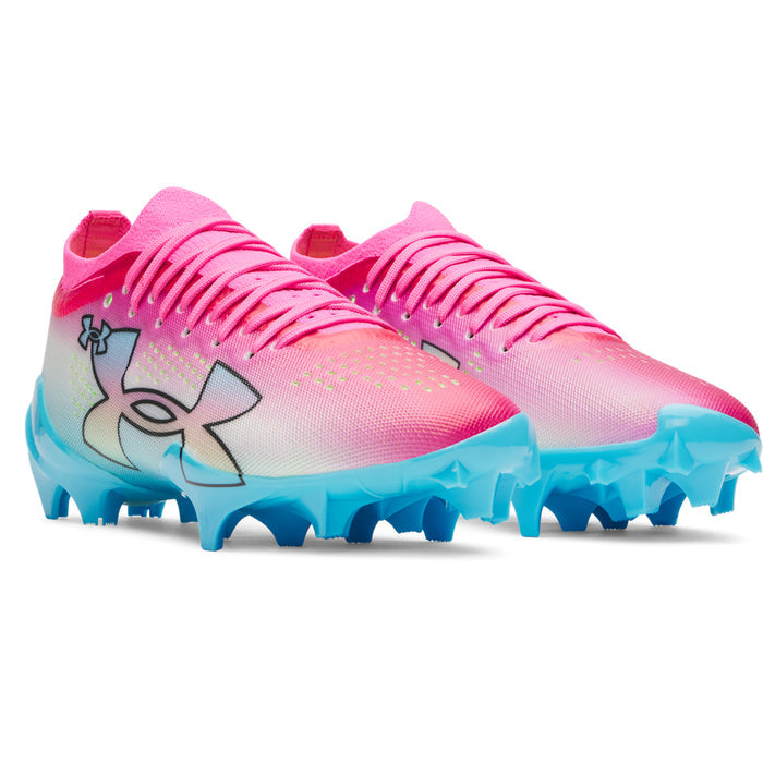 Men's Under Armour Blur Pro Football Cleats - 694PINKR