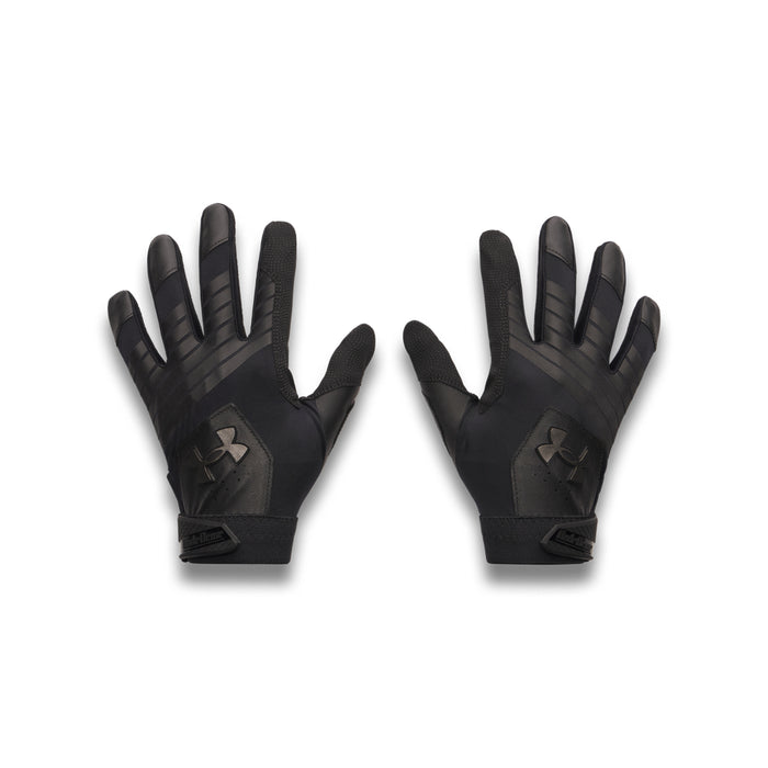 Men's Under Armour Clean Up Batting Gloves - 001 - BLACK