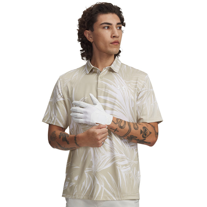 Men's Under Armour Matchplay Printed Polo - 290KHAKI