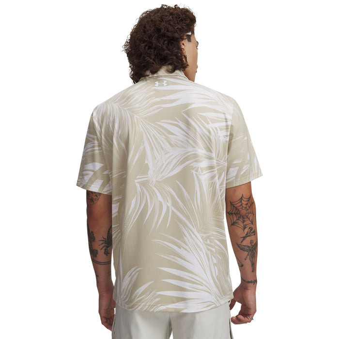 Men's Under Armour Matchplay Printed Polo - 290KHAKI