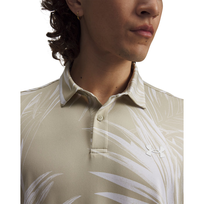 Men's Under Armour Matchplay Printed Polo - 290KHAKI