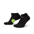 Men's/Women's Nike Midweight Running No-Show Socks - 010 - BLACK