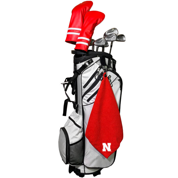 Nebraska Huskers 15"X15" Color Microfiber Golf Towel - NEBRASKA
